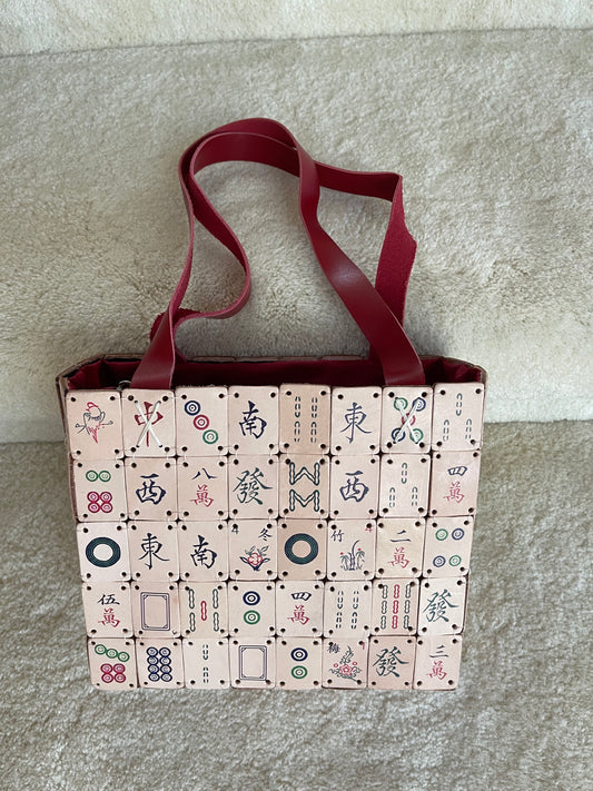 Leather Mah Jongg Purse